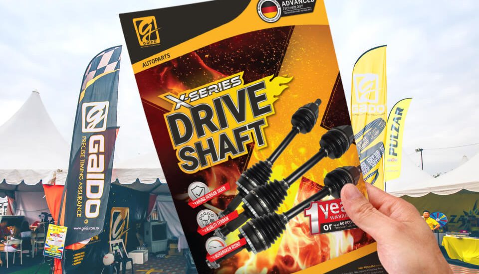 Product flyer design for Gaido Malaysia